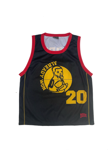 BLACK B-BALL TOP