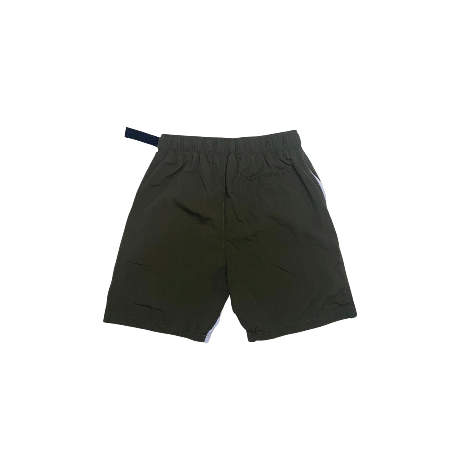 NYLON SHORTS GREEN/WHT