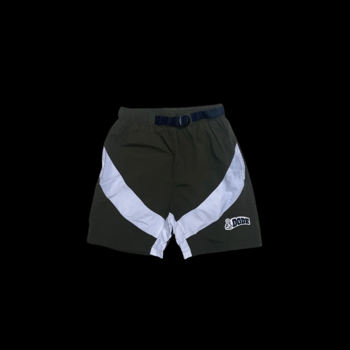 NYLON SHORTS GREEN/WHT