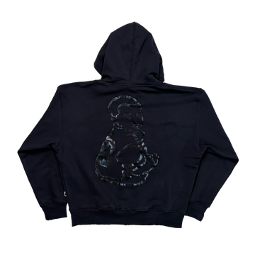 BLACK/GREY COLLEGE HOODIE