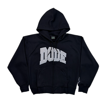BLACK/GREY COLLEGE HOODIE